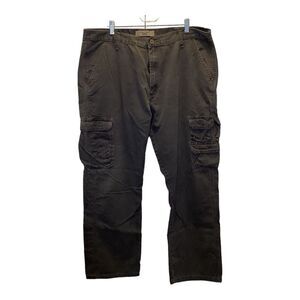 Wrangler‎ Cargo Pants Rugged Outdoor Wear Casual Comfort Olive Green